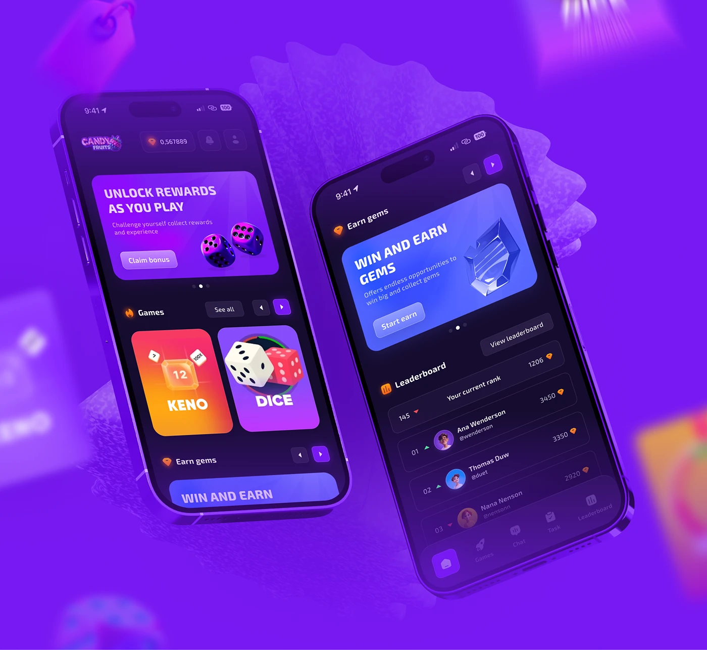 开源棋牌手机APP界面